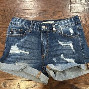 Kancan Distressed Denim Women Shorts
